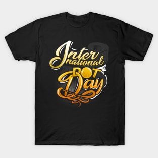 'Classic Fired Dot' Cool International Dot Day Gift T-Shirt